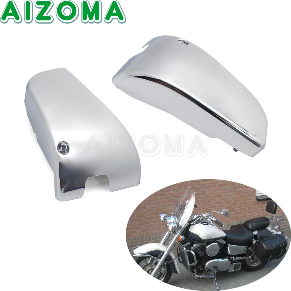 

Motorcycle Accessories Chrome Battery Side Fairing Cover Protective Guard For Kawasaki Vulcan VN1500 VN 1500 Classic Nomad
