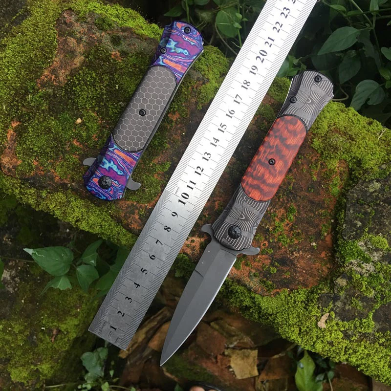 Складной нож со стальным лезвием для кемпинга охоты кухни фруктов практичный