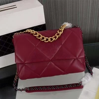 luxury genuine leather handbag for women fashion latest style design shoulder bag real leather womens crossbody square purse