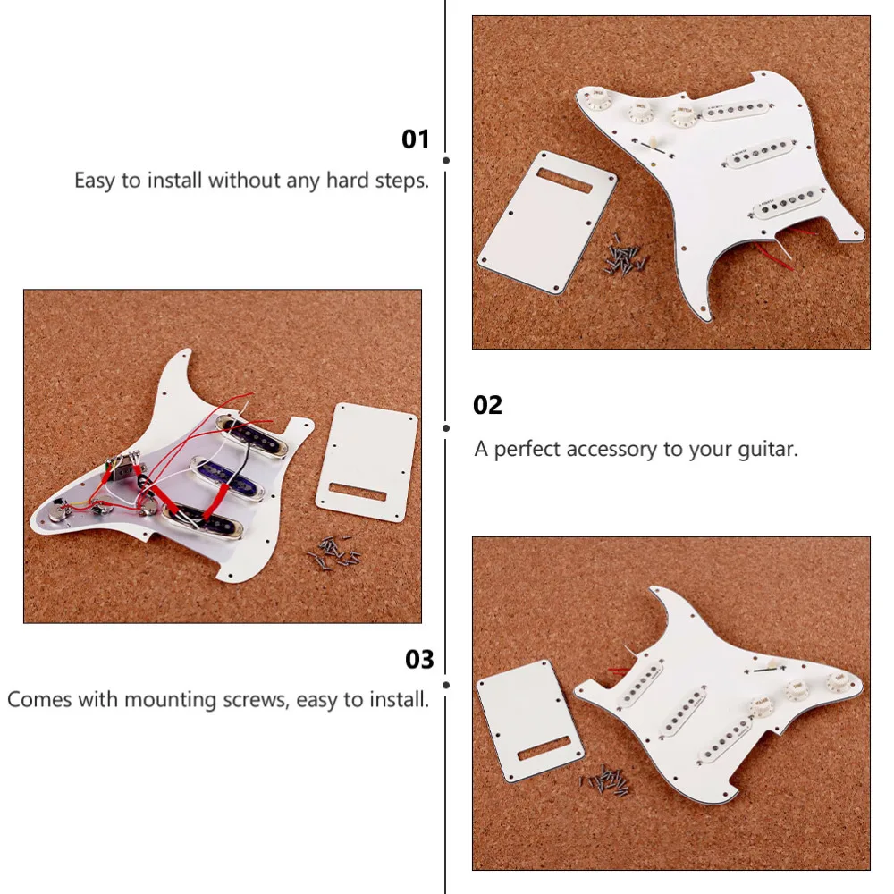 

1 Set Practical Electric Guitar Pickguard Scratch Plate Pick Guard Accessories