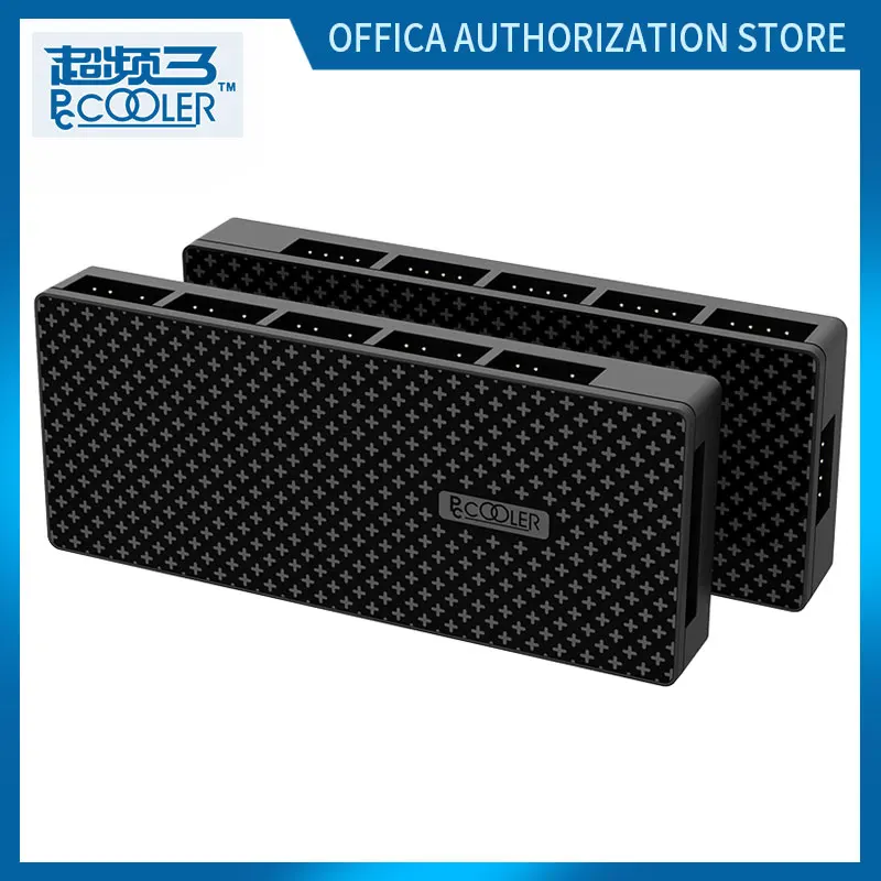 

Pccooler 1 To10 Hub эффективное управление линиями до 10 вентиляторов можно подключить с поддержкой ARGB 5 в 3PIN и RGB 12 В 4PIN