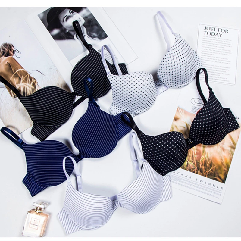 Женский бюстгальтер с пуш-ап однотонный на косточках чашечка BC нижнее белье в