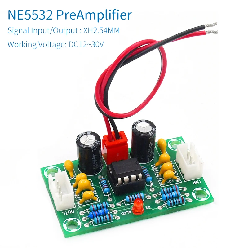 Усилительная плата UNISIAN NE5532 Auido Плата усилителя OP tone board для с чипом AMP DC12