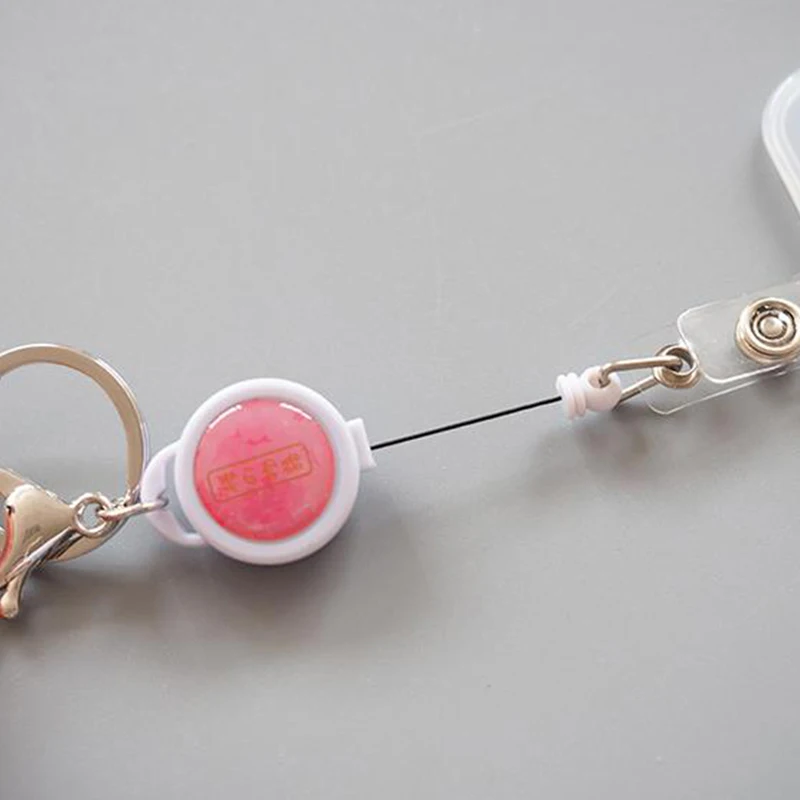 1 шт. брелок для ключей с выдвижным карточным знаком | Канцтовары офиса и дома