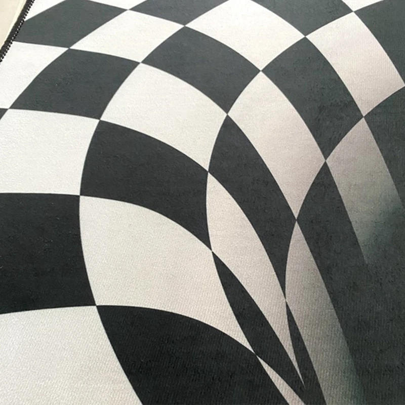 Круглый ковер с иллюзией 3D нескользящий коврик для пола абстрактный
