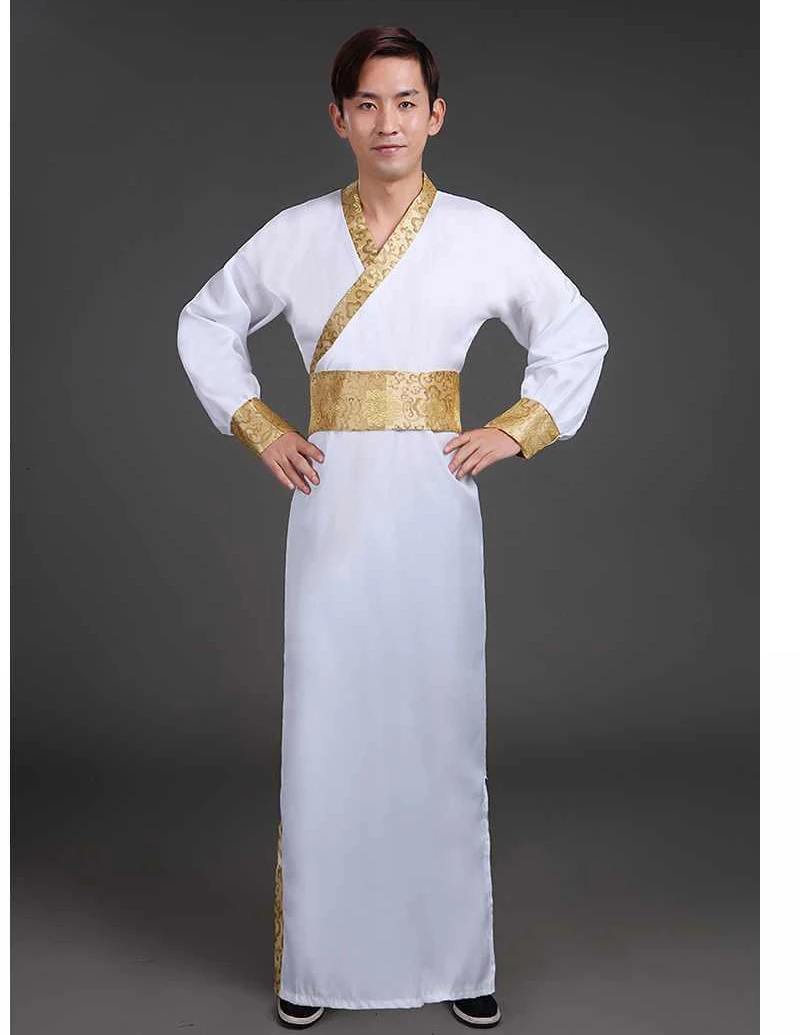 

Red White Black Robe Male Chinese Traditional Dress for Men Ancient-chinese-costume Retro Chinese-style Mens Clothing Suits