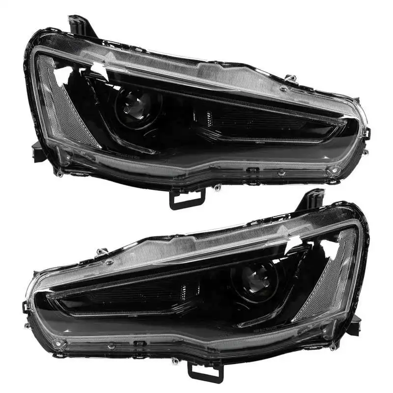 

VLAND LED Dual Beam Projector Dynamic Headlights Blackout For Mitsubishi Lancer / Evo X 2008-2017 LHD