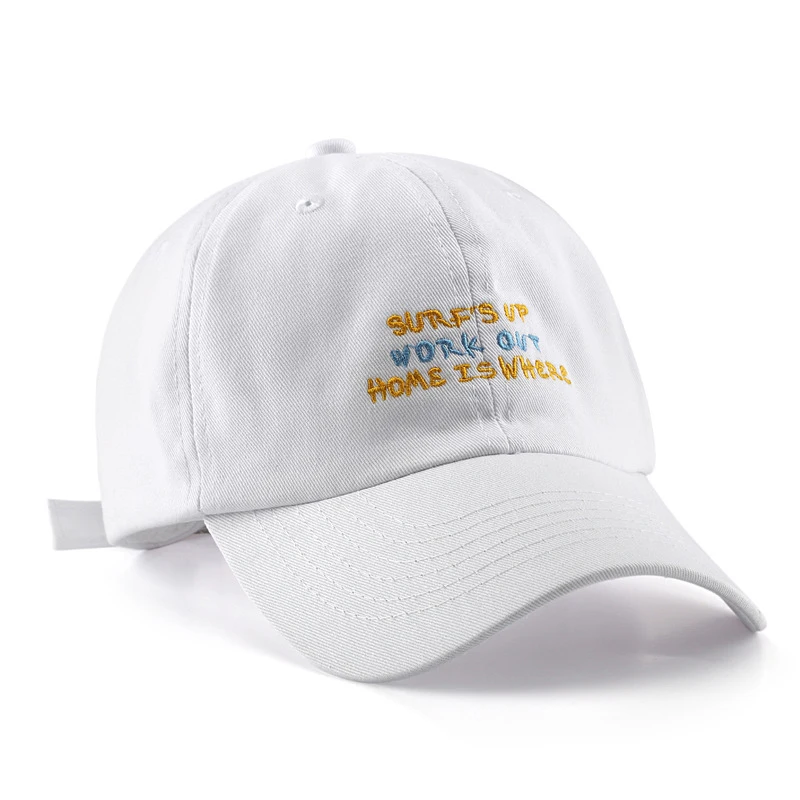 Бейсболка унисекс с вышивкой модная Регулируемая Снэпбэк Кепка в стиле кэжуал из