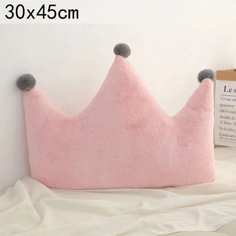 pink Crown S Baby Pillow Newborn Baby Room Decoration Plush Toys Nodic Soft Nursing Pillow Breastfeeding For Boy Girl Kids Pillow Cushion - Цвет: pink Crown S