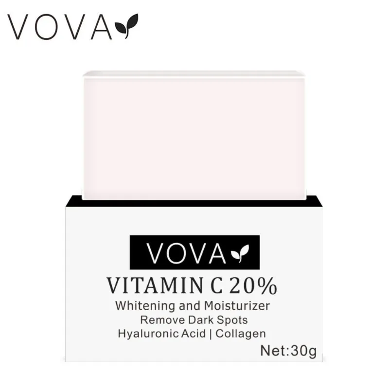 

VOVA Vitamin C Whitening Freckle Removal Face Wash Soap Remove Melanin Color Patch Plaque Dark Spots Removal Brighten Pigment