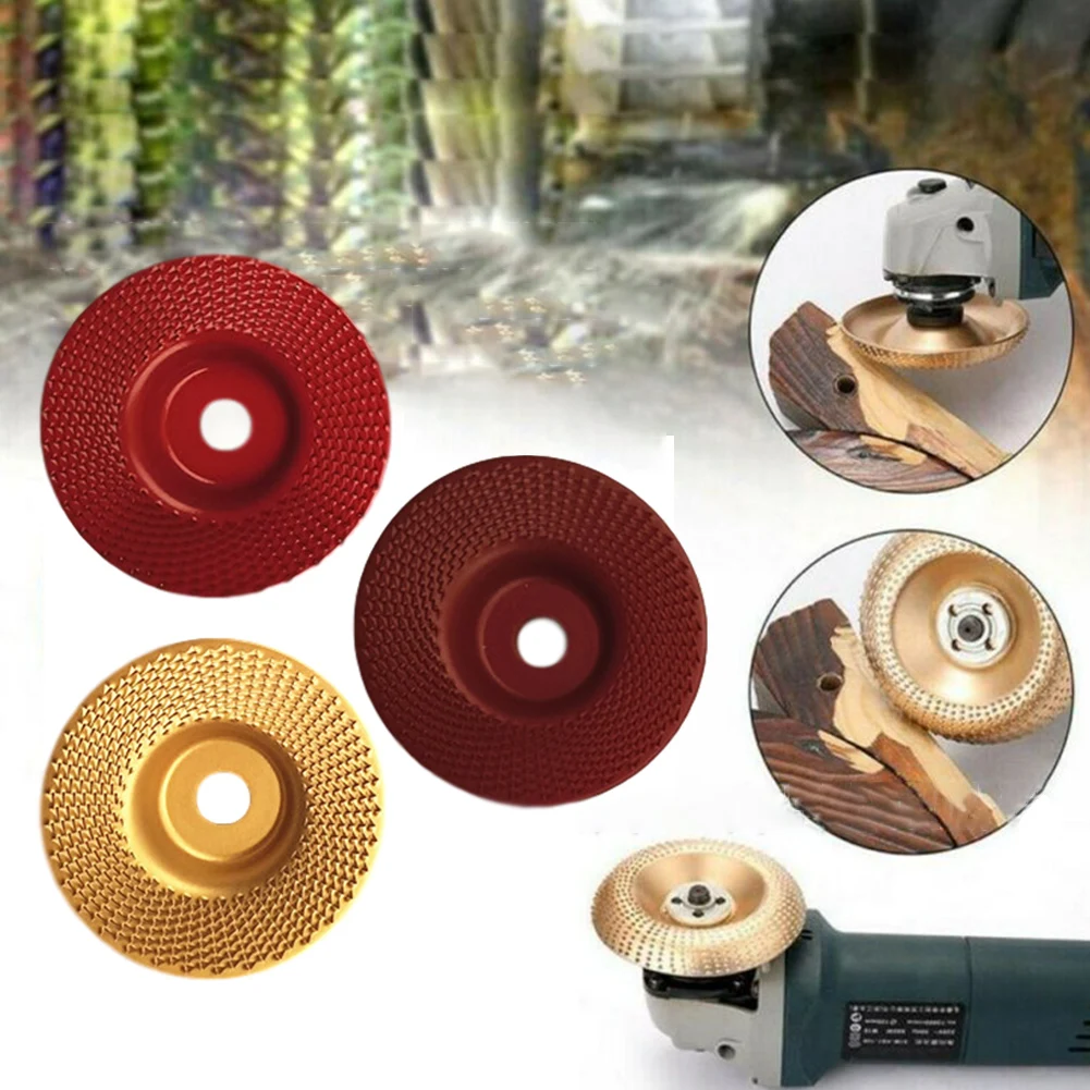 

100mm Carbide Wood Grinding Wheel Sanding Wood Carving Shaping Disc Abrasive Tool For Angle Grinder Disc
