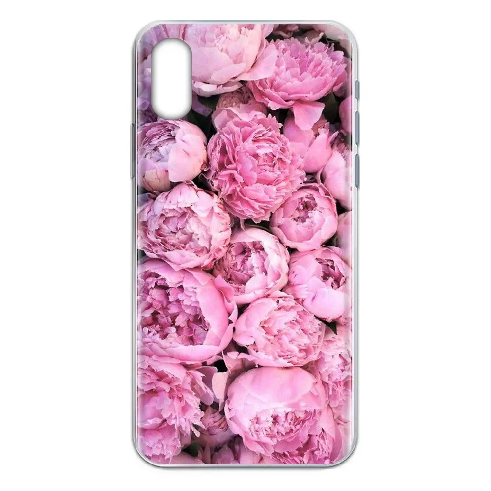 Фиолетовый летний постер с лавандой и пионами для Sony Xperia Z Z1 Z2 Z3 Z4 Z5 compact Mini M2 M4 M5 T3 E3