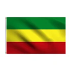 Флаг эфиопской империи безрук, флаг эфиопской абиснии 3 Х5 фута, 100% полиэстер, 100D флаги, устойчивые к ультрафиолетовому излучению