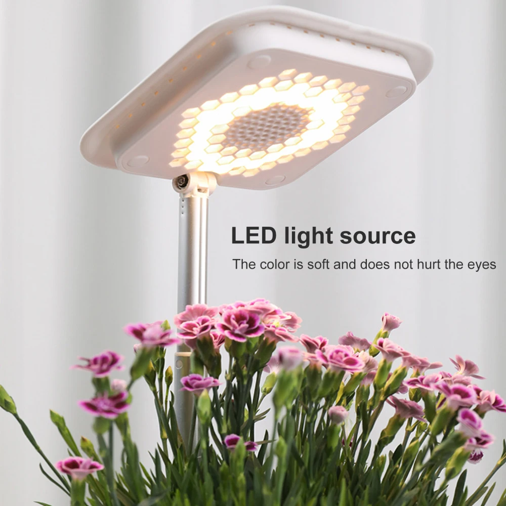 

Настольная лампа, цветочный горшок, Bluetooth динамик, цветочный горшок, умные 7 в одном, регулирусветильник свет ABS, белая модель, многофункциона...