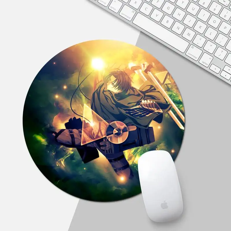 

Attack On Titan Unique Desktop Pad Game Mousepad Mouse pad Game Officework Mat Non-slip Laptop Cushion mousepad