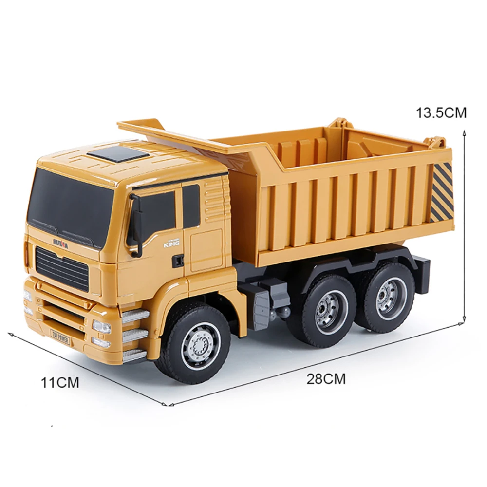 Самосвал HUINA 1:18 гусеничный трактор 6 каналов модель инженерных автомобилей