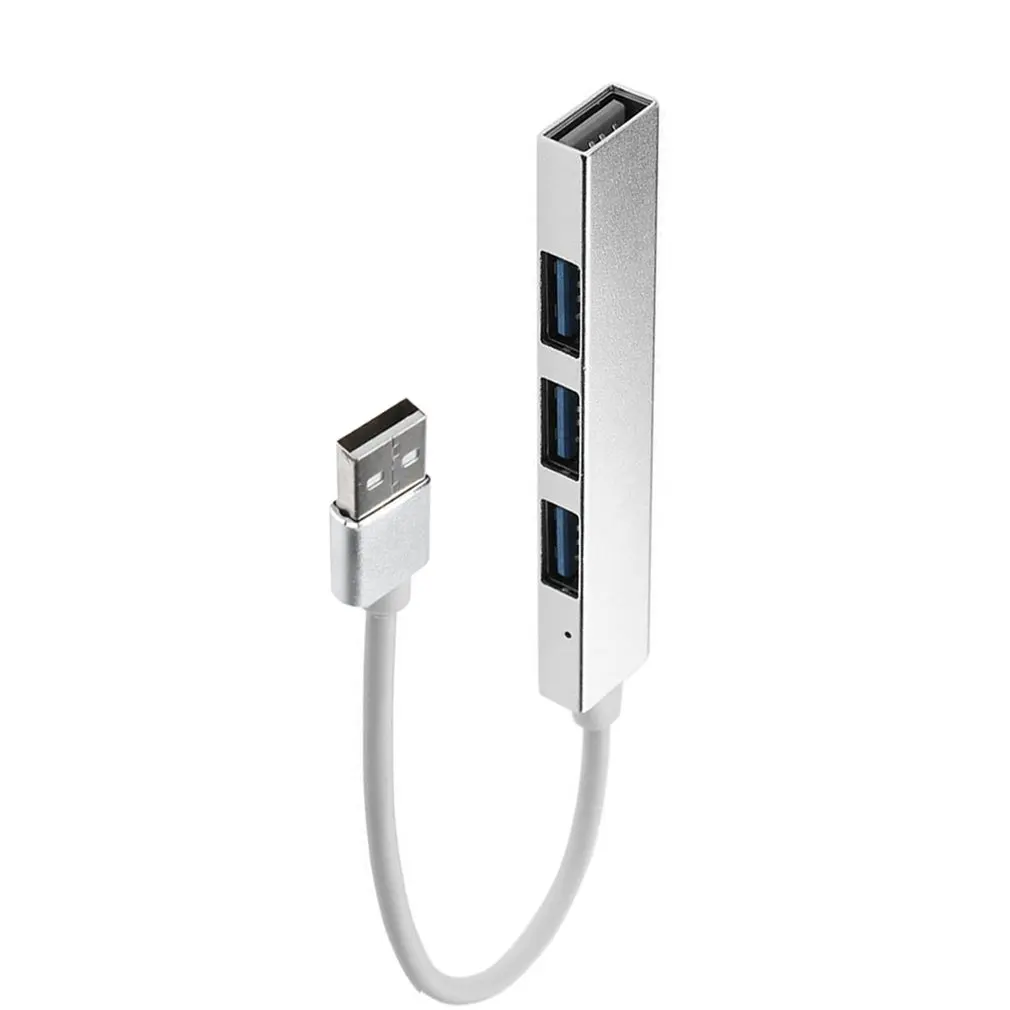Мульти USB 3 0 концентратор 4 порта Высокоскоростной тонкий компактный