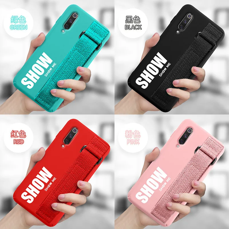 Мягкий чехол из ТПУ для Xiaomi mi 9 SE с ремешком на запястье 8 Red K20 Pro|Чехлы-накладки| |