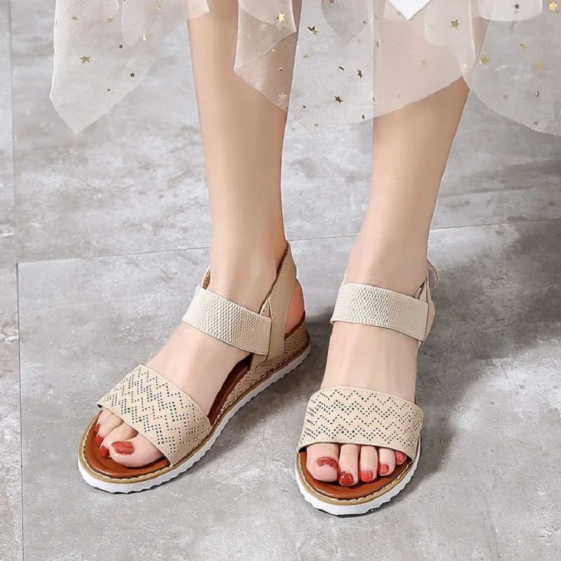 

Women Sandals Soft Bottom Women Heels Sandals Gladiator Summer Shoes Women Plus Size Wedges Shoes Female Summer Sandalias Mujer