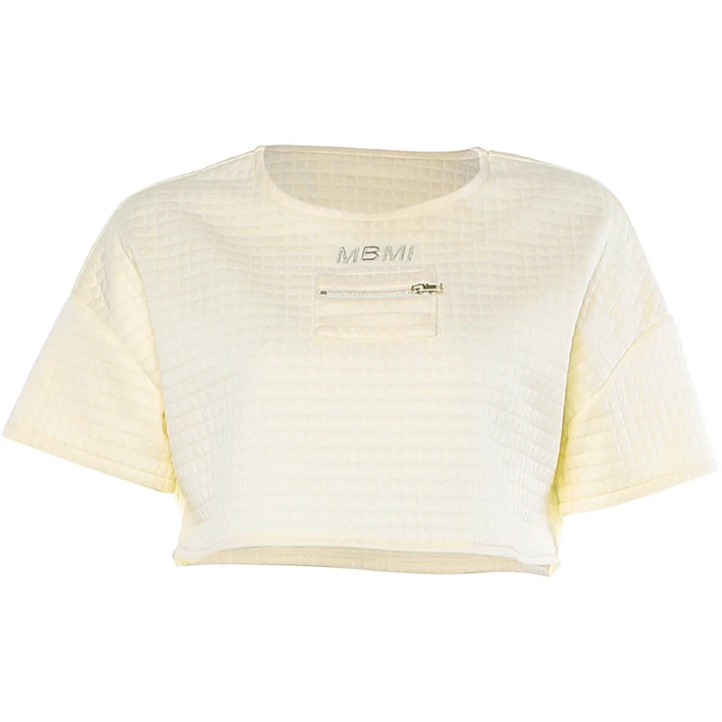 Beige T-shirt Hugcitar с высокой талией повседневное свободная брюки карго осень зима Женская мода уличная одежда штаны - Цвет: Beige T-shirt