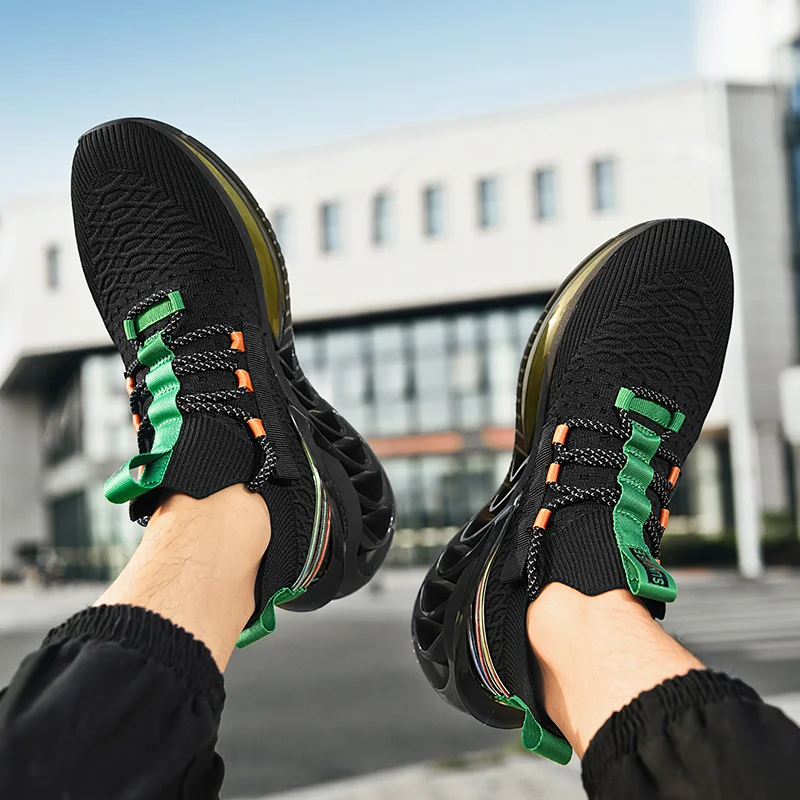 

Men's Shoes New Autumn Mesh Blade Shoes Men's Fashion Comfortable Running Sports Casual Shoes