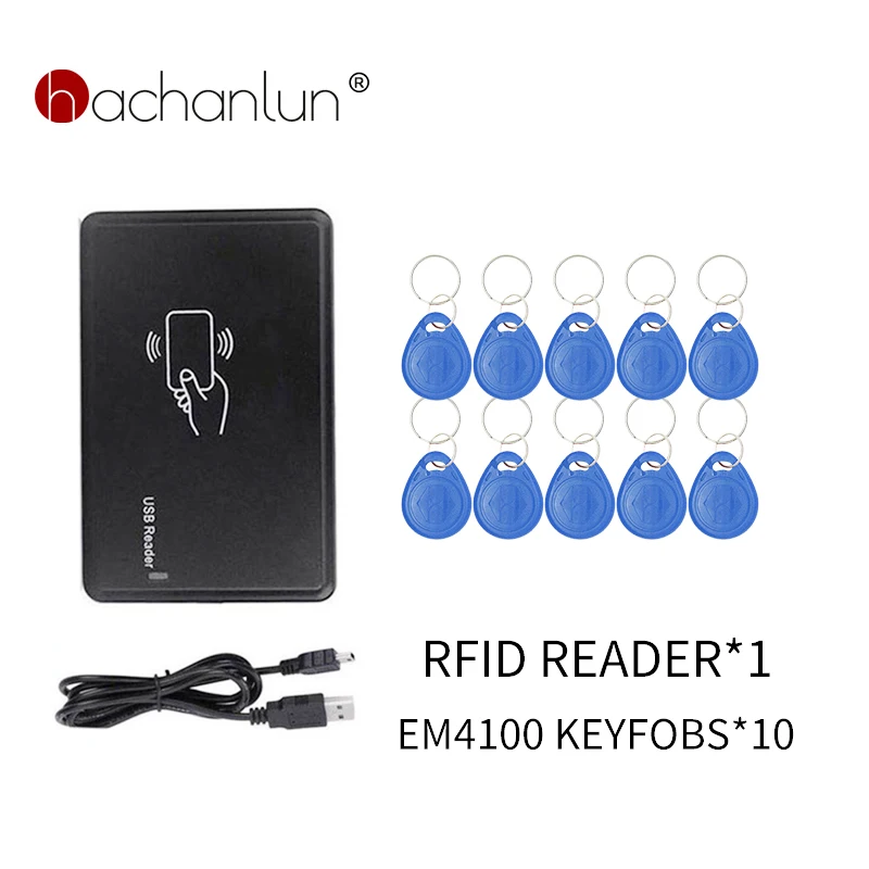 Считыватель RFID 125 кГц считыватель только частоты идентификатора смарт-карт с