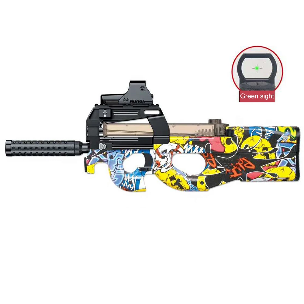 Новинка P90 Электрический бластер Orbiz игрушечные пистолеты 7-8 мм водяной гелевый