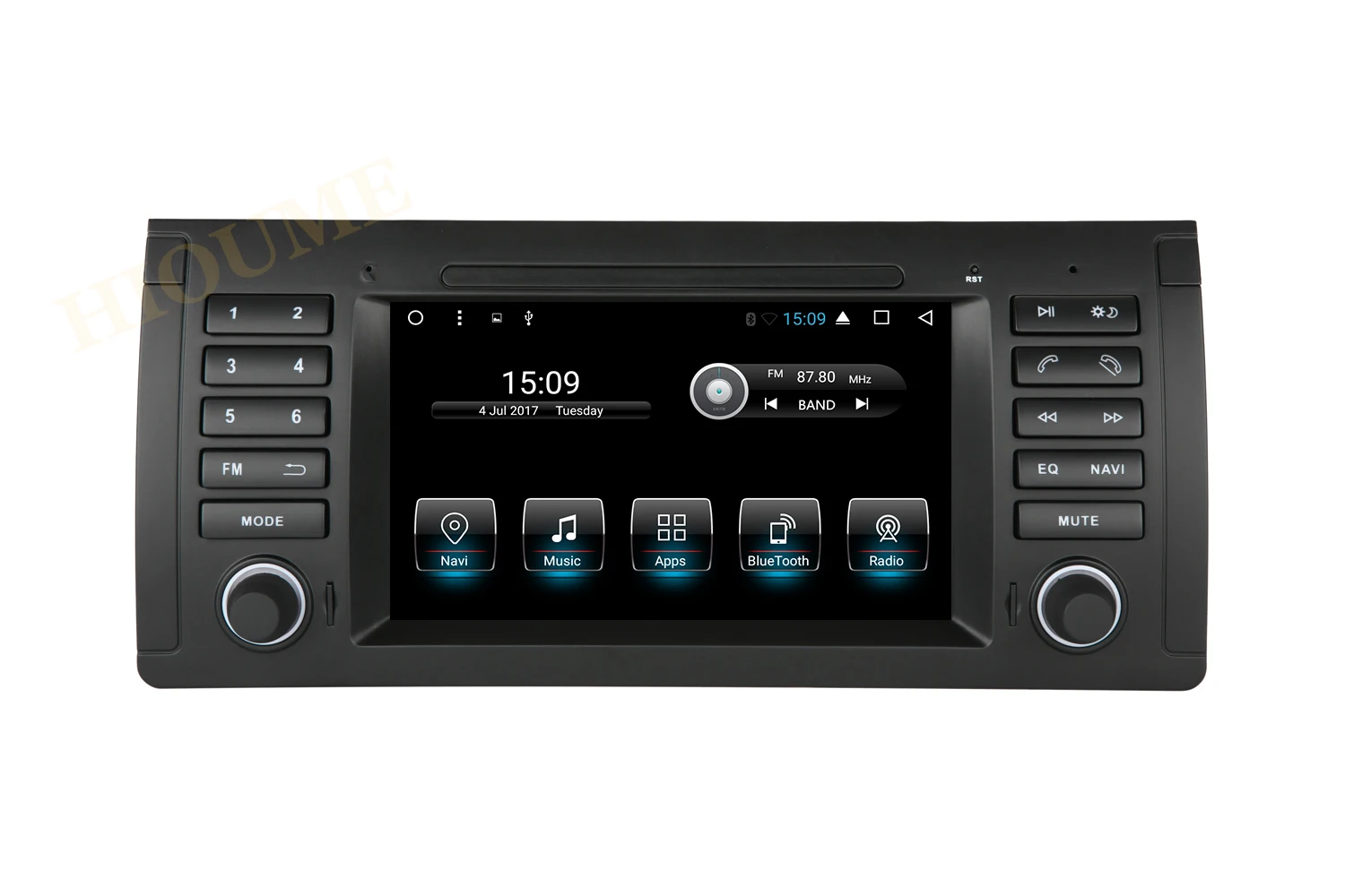 구매 안드로이드 10.0 자동차 멀티미디어 플레이어 GPS 네비게이션 라디오 BMW E39 X5 E53 M5 1996-2006 무선 CarPlay 스테레오 오디오 비디오