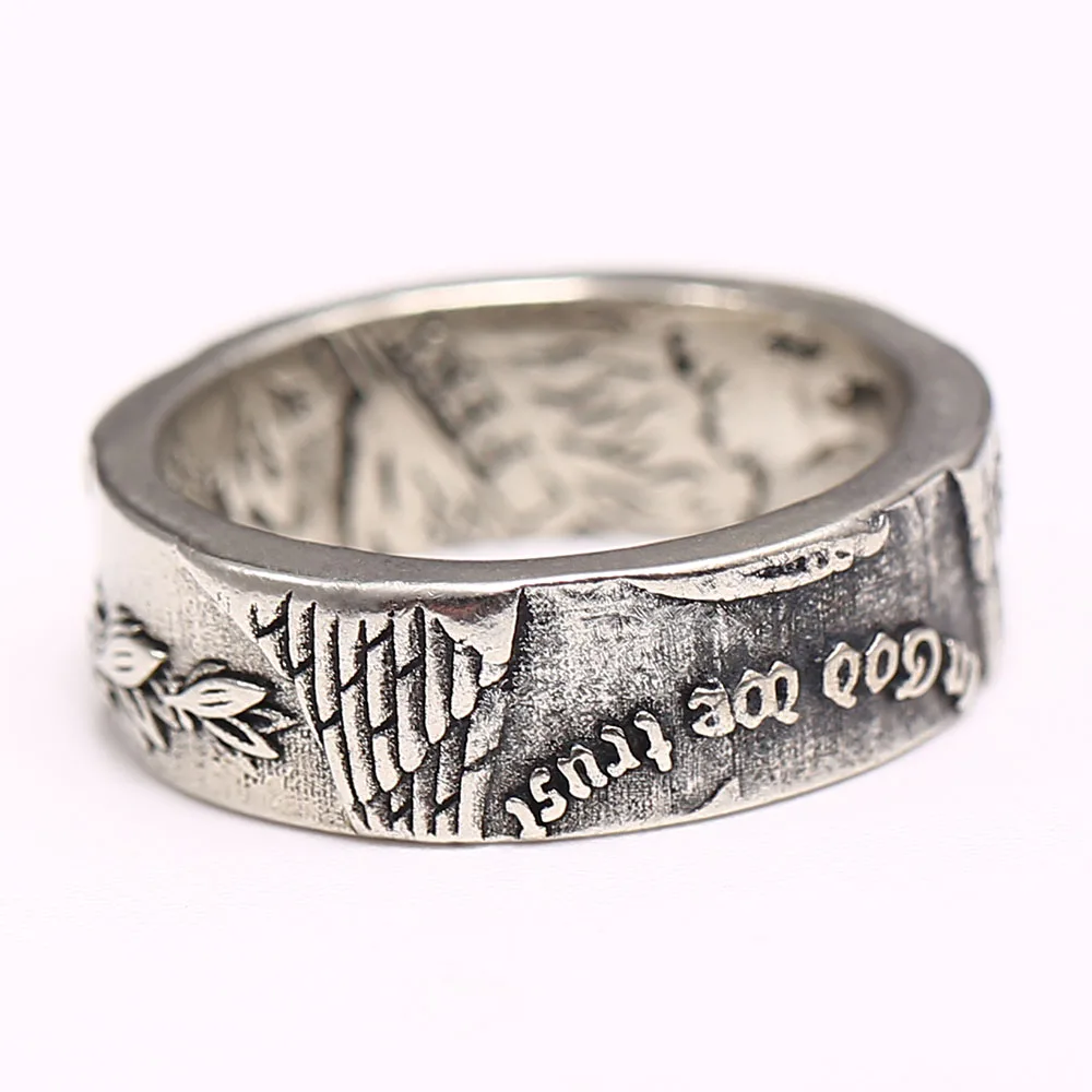 

Punk Engraving Flower Finger Ring for Women Female Male Hip Hop Biker Rock Rap Ring Jewelry Women Wedding Engagement Ring Gift
