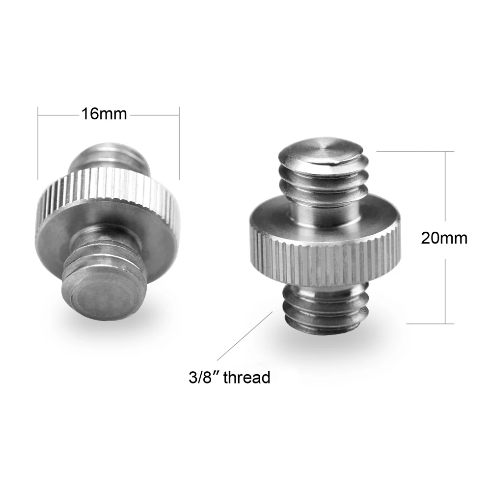 

SmallRig Double Head Stud 2pcs pack with 3/8" to 3/8" thread Screw -1065