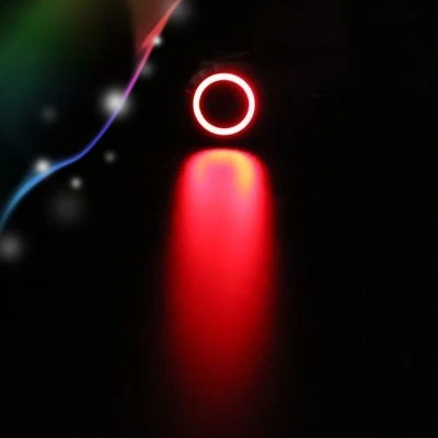 16 мм металлический кнопочный Водонепроницаемый Алюминий оксид черный