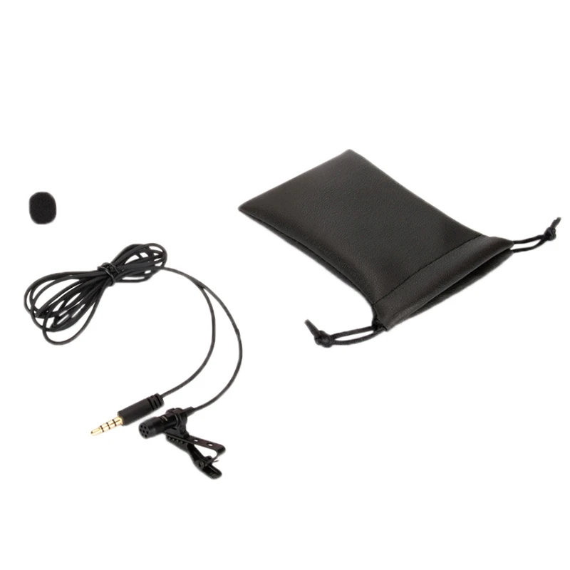 Профессиональный микрофон петличный конденсаторный компьютера Камера 3 5 мм Jack