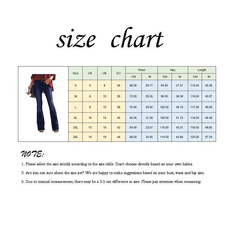 

Women Flared Jeans Official Wear Bell Bottom Women Pants Vintage High Waist Solid Casual Female Full Length Streetwear Trousers
