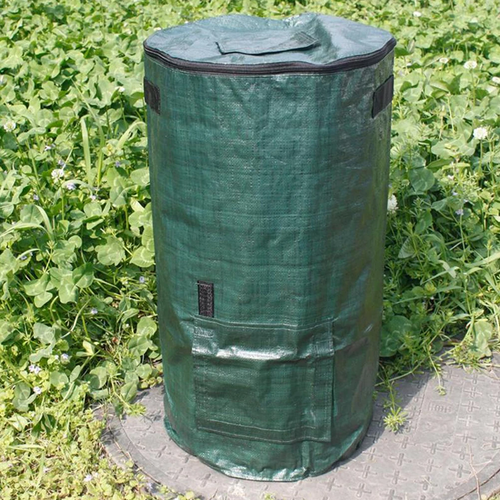 

PE Compost Bag Environmental Organic Compost Bag Organic Waste Bag Keep Heat Moisture Durable For Planting Vegetables Plants