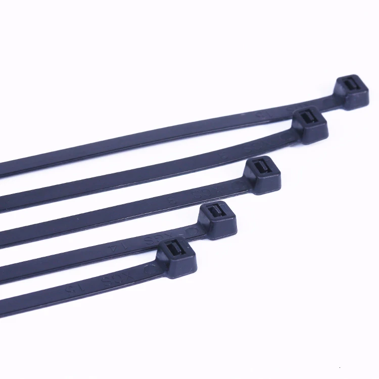 Самоблокирующиеся пластиковые нейлоновые кабельные стяжки на молнии 100 шт.