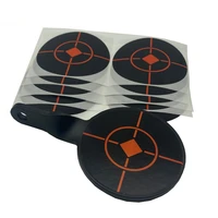 portable target plate with 10pcs target paper target bullseye outdoor target plate paintball training hunting shooting accessory