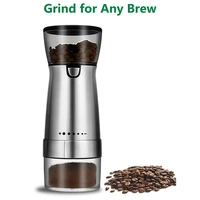 1pc usb coffee grinder rechargeable coffee machine electric coffee grinder nuts beans spices grains pepper grinding device