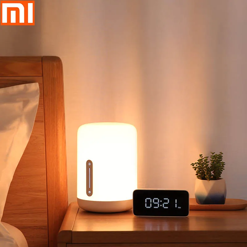 Фото Прикроватная лампа Xiaomi mijia для спальни семейная большая световая зона цветной