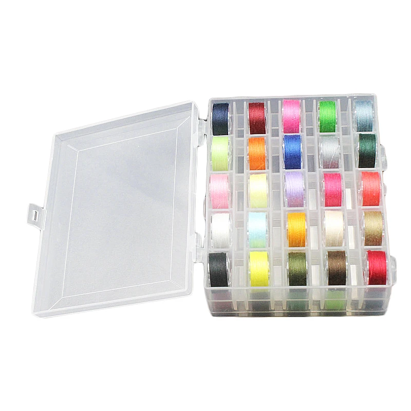 Швейные шпульки для ниток комплект контейнера Органайзер креативные DIY
