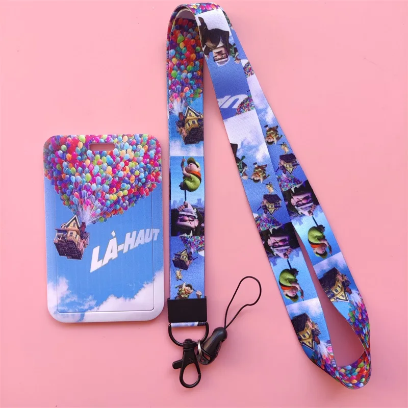 disney up mens card holder business badge card case frame abs employee case student lanyard name card holder free global shipping