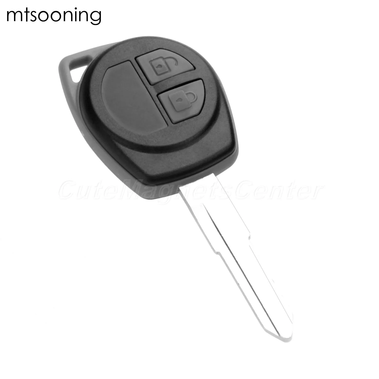 Mtsooning Автомобильный Дистанционный ключ 433 МГц ID46 чип 2 кнопки KBRTS004 HU87 лезвие для