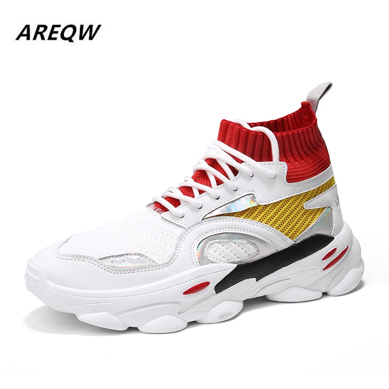 2019 Для мужчин новый тренд для Повседневное обувь легкая дышащая Мужская Высокое