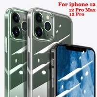 clear phone case for iphone 11 12 mini pro max soft tpu case for iphone x xs xr max 6 7 8 plus silicone cases covers protector