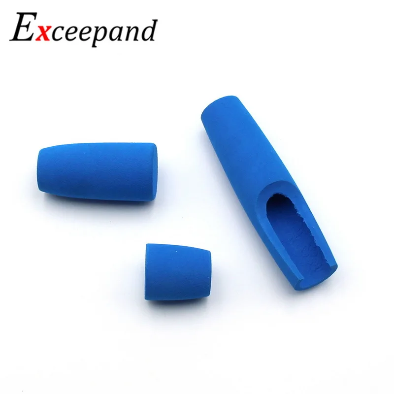 Синяя эва спиннинговая ручка для рыболовной удочки сплит стержень строительный