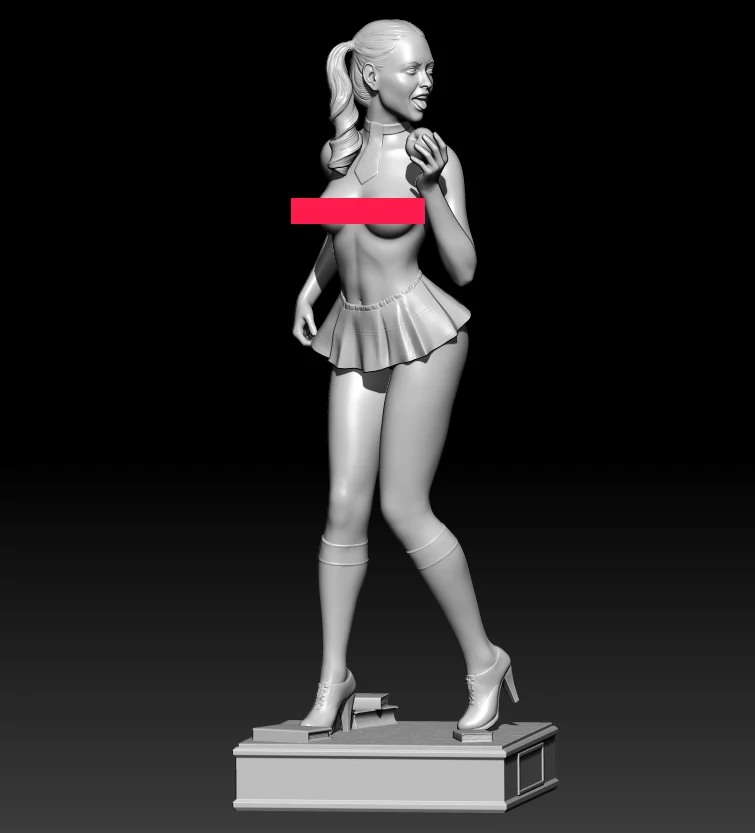

1/24 75mm 1/18 100mm Resin Model Sexy Girl Figure Unpainted No Color RW-318