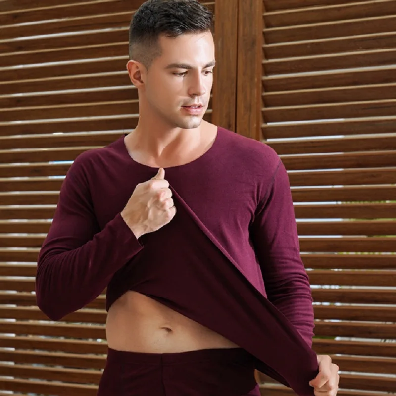 Winter long johns thick men thermal underwear sets keep warm for Russian Canada and European women |