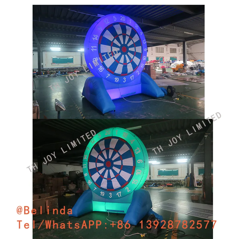 Бесплатная доставка по воздуху! 3 м двухсторонняя надувная Дротика настольная