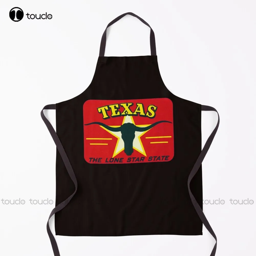 

Texas The Lone Star State Apron Hair Stylist Apron Personalized Custom Cooking Aprons Garden Kitchen Household Cleaning New
