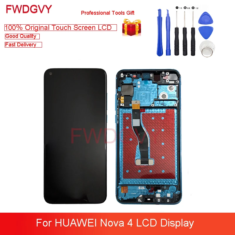 ЖК дисплей 6 4 &quotдля Huawei Nova с сенсорным экраном и дигитайзером в сборе запасные