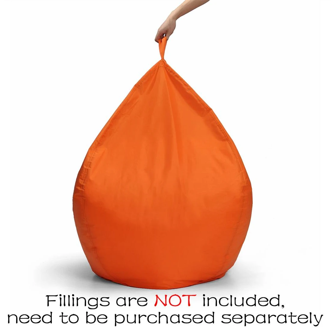

Big Bean Bag Chair Cover No Filler for Kids and Adults Extra Large Beanbag Stuffed Animal Storage Soft Premium 420D Oxford Cloth
